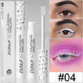 White Slender Curly Mascara, Color Mascara Waterproof Not Easy To Smudge, Portable Fine Brush Head，Holiday Makeup