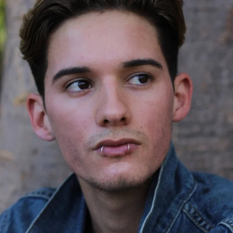 3pcs Nose Rings Hoop Hinged Clicker Segment Nose Rings Ear Cartilage Ring Clip Stainless Steel Ear Nose Body Piercing Jewelry