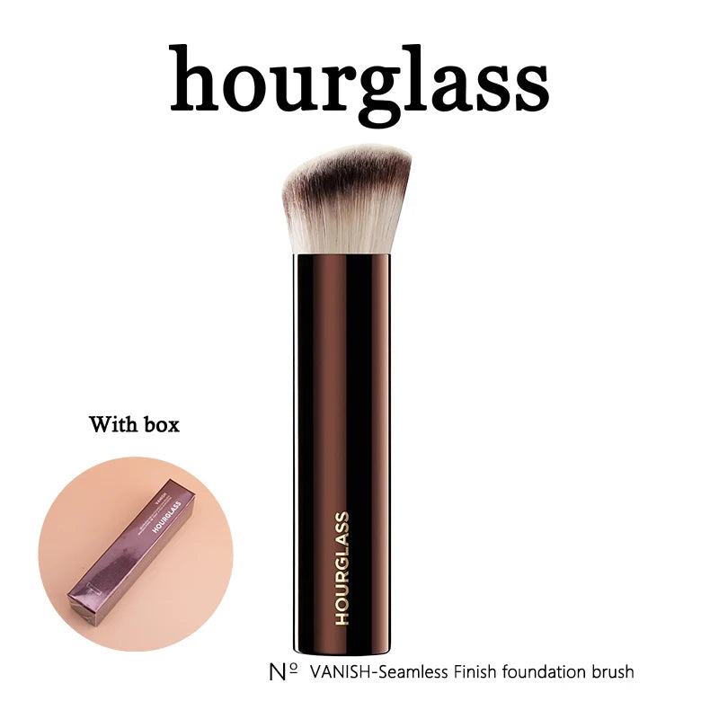 Hourglass Seamless Finish Foundation Brush Angled Foundation Brush Face Buildable Coverage Liquid Cream Foundation Makeup Tool