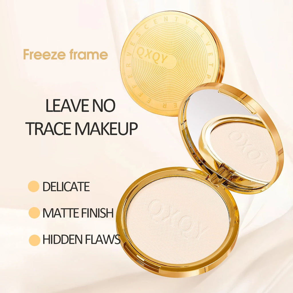 QXQY lightweight flawless makeup setting powder, waterproof, durable makeup setting and setting powder