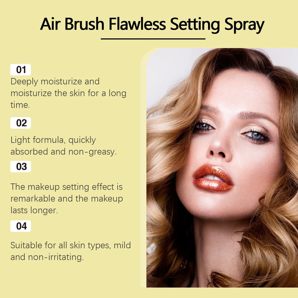 Moisturizing Setting Spray Face Make up Waterproof Lasting  Matte Natural Refreshing Oil Control Foundation Makeup Fixer Spray